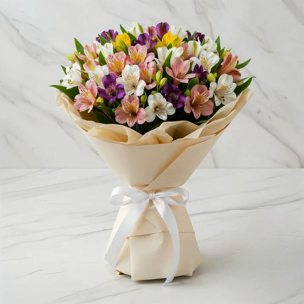 Букет цветов из: Альстромерии в Новодвинске