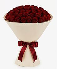 Букет 101 Бордовая роза Блэк Бакарра в Новодвинске