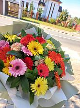 Букет цветов из:  Герберы #REPLACE_PRED# Новодвинске