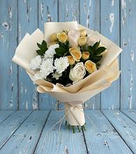 Букет цветов из:  Розы и Хризантемы в Новодвинске