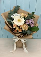 Букет цветов из:  Герберы и Хризантемы в Новодвинске