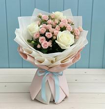 Букет цветов из:  Розы в Новодвинске