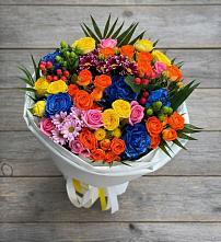 Букет цветов из:  Розы и Хризантемы #REPLACE_PRED# Новодвинске