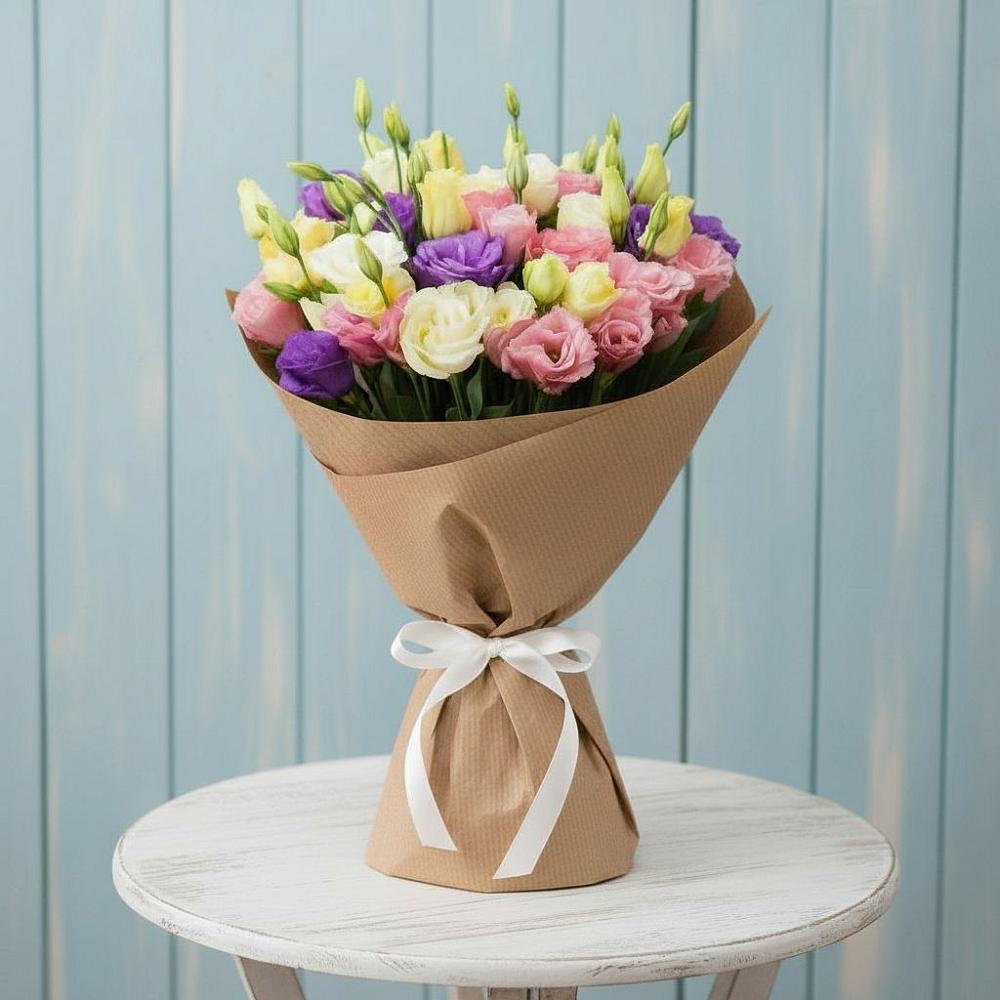 Букет цветов из: Лизиантусы в Новодвинске