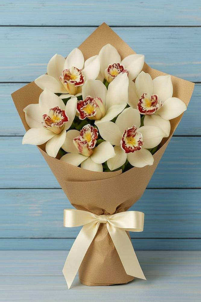 Букет цветов из: Орхидеи и Розы в Новодвинске