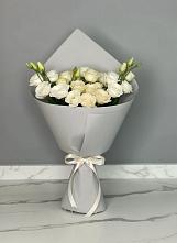 Букет цветов из:  Розы и Лизиантусы #REPLACE_PRED# Новодвинске